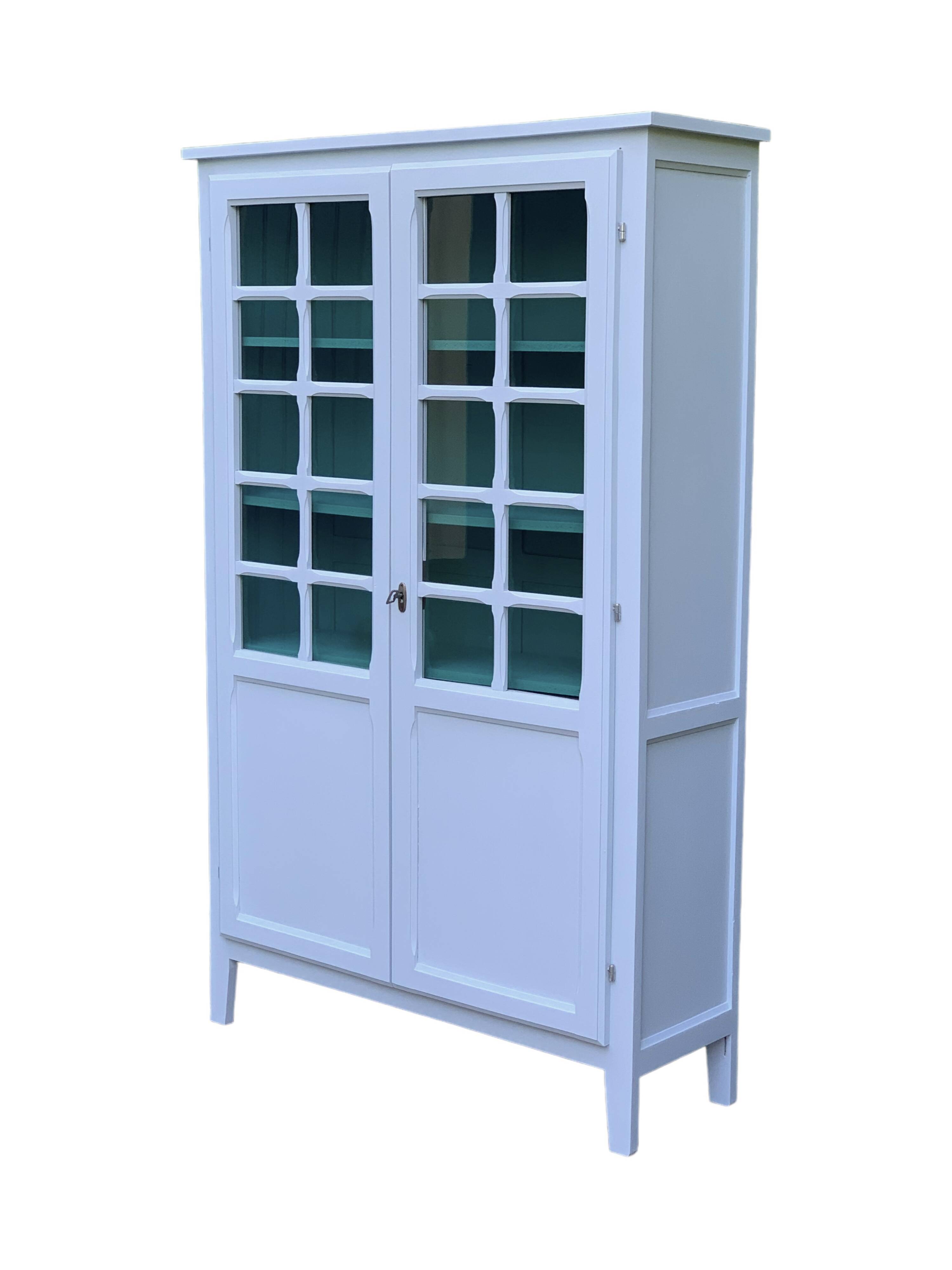 Vintage 1960s Parisian glass cabinet