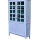 Armoire parisienne vitrée vintage 1960