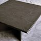 Massive Solid Square Slate Coffee Table, 1970s. France