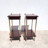 Pair bedside tables 1950