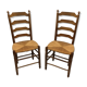 Pair of mulched chairs