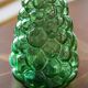 Rare green glass carafe Empoli from the mid-century, Italy, 1960s.