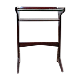 Mahogany coffee table by Ico Parisi for De Baggis Italia 1950s