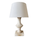 Old alabaster table lamp
