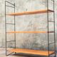 String modular wall shelf