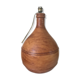 Vintage leather lamp 40 cm