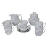 Service à café en porcelaine de Limoges
