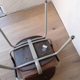 Set of 8 armchairs and chairs 420-44 Strafor-Steelcase