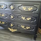 Louis XV style curved chest of drawers