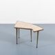 Modern Italian sculptural side table from the 1960s