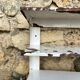 Metal wall workshop shelf