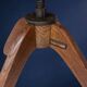 Swedish adjustable office chair Åtvidabergs in wood and metal, 1930s