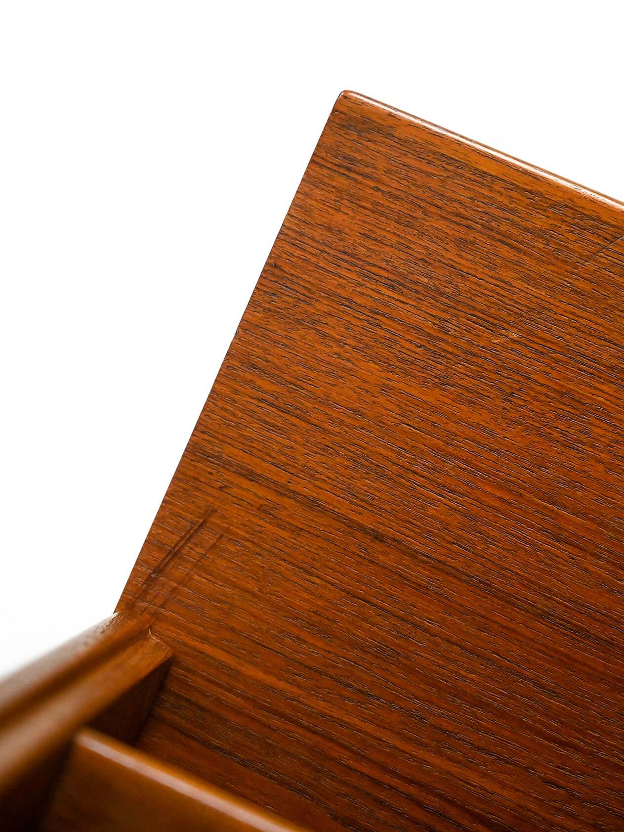 Vintage Swedish bookcase with storage compartment