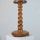 Vintage turned wooden spiral flower support