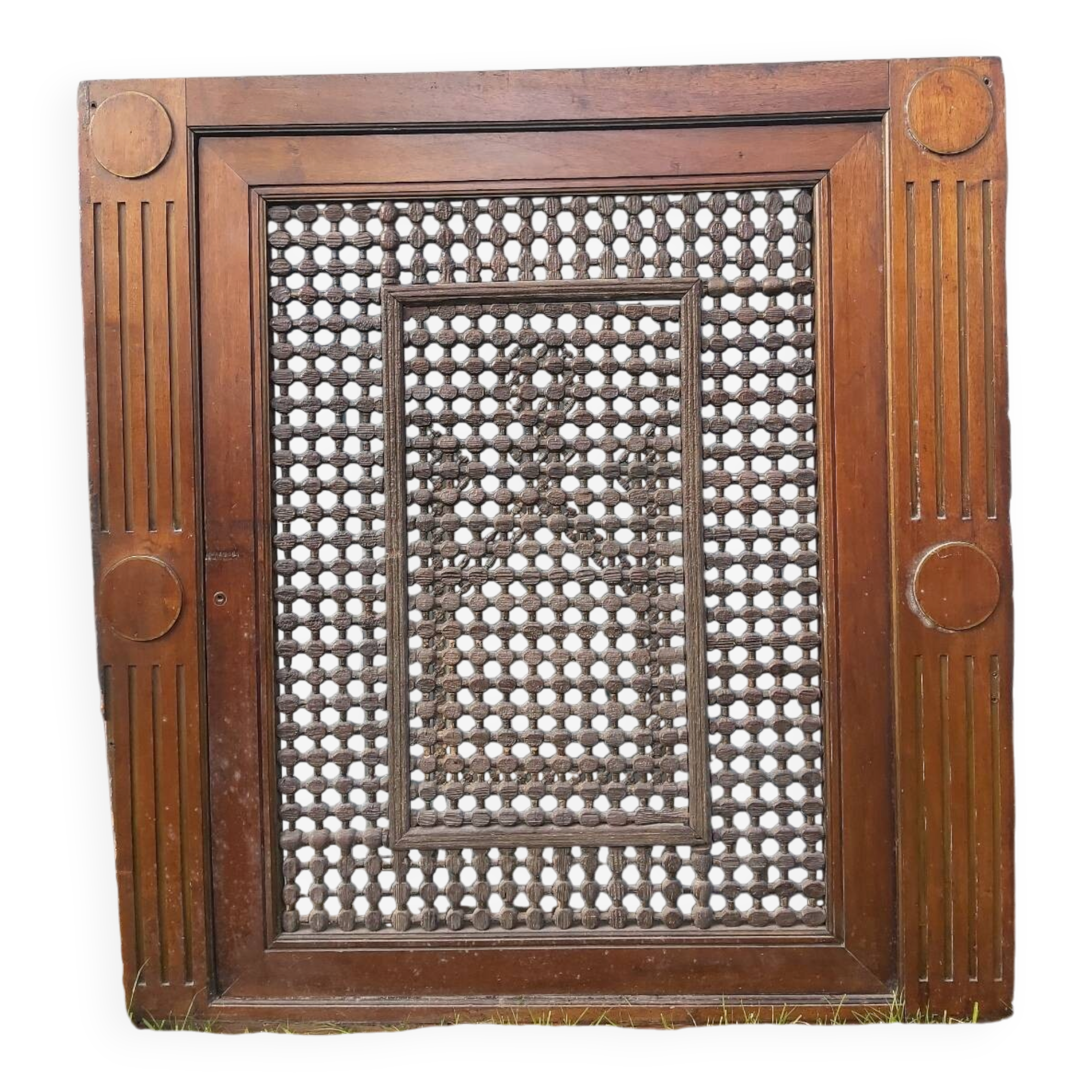 Screen, wooden panel