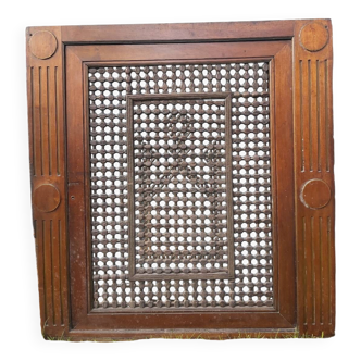 Screen, wooden panel