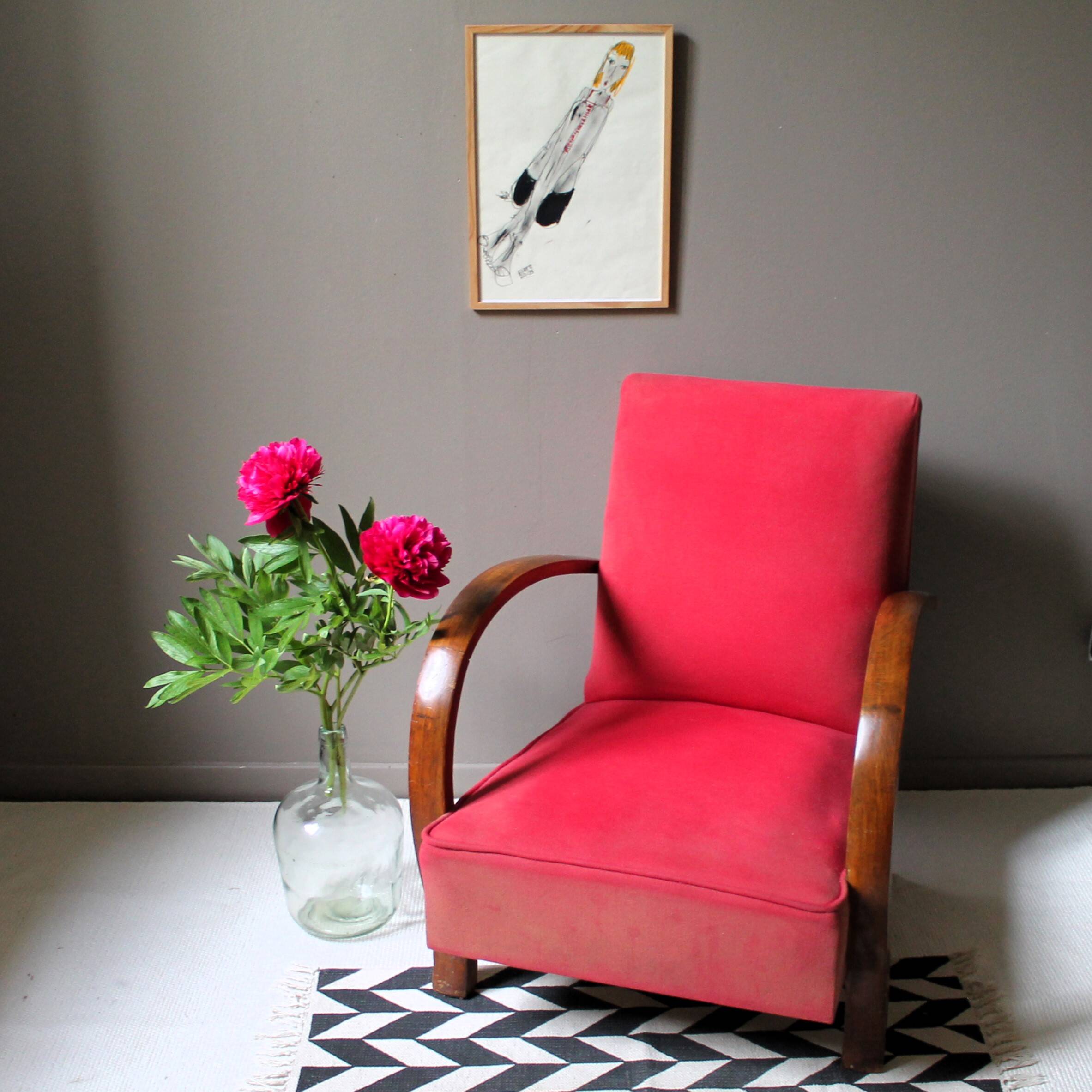 Fauteuil club des années 1950