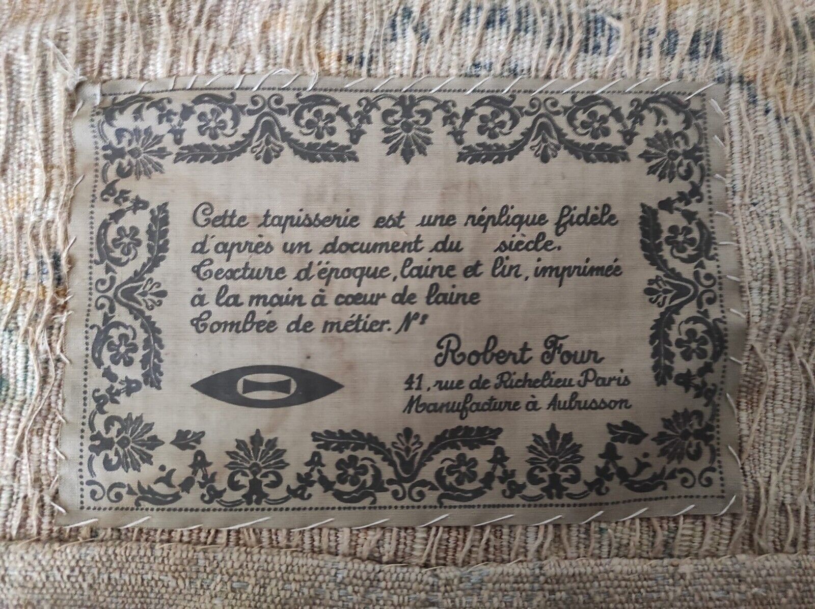 Aubusson Robert Four tapestry