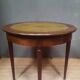 Table demi lune en acajou