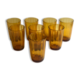 8 vintage glasses