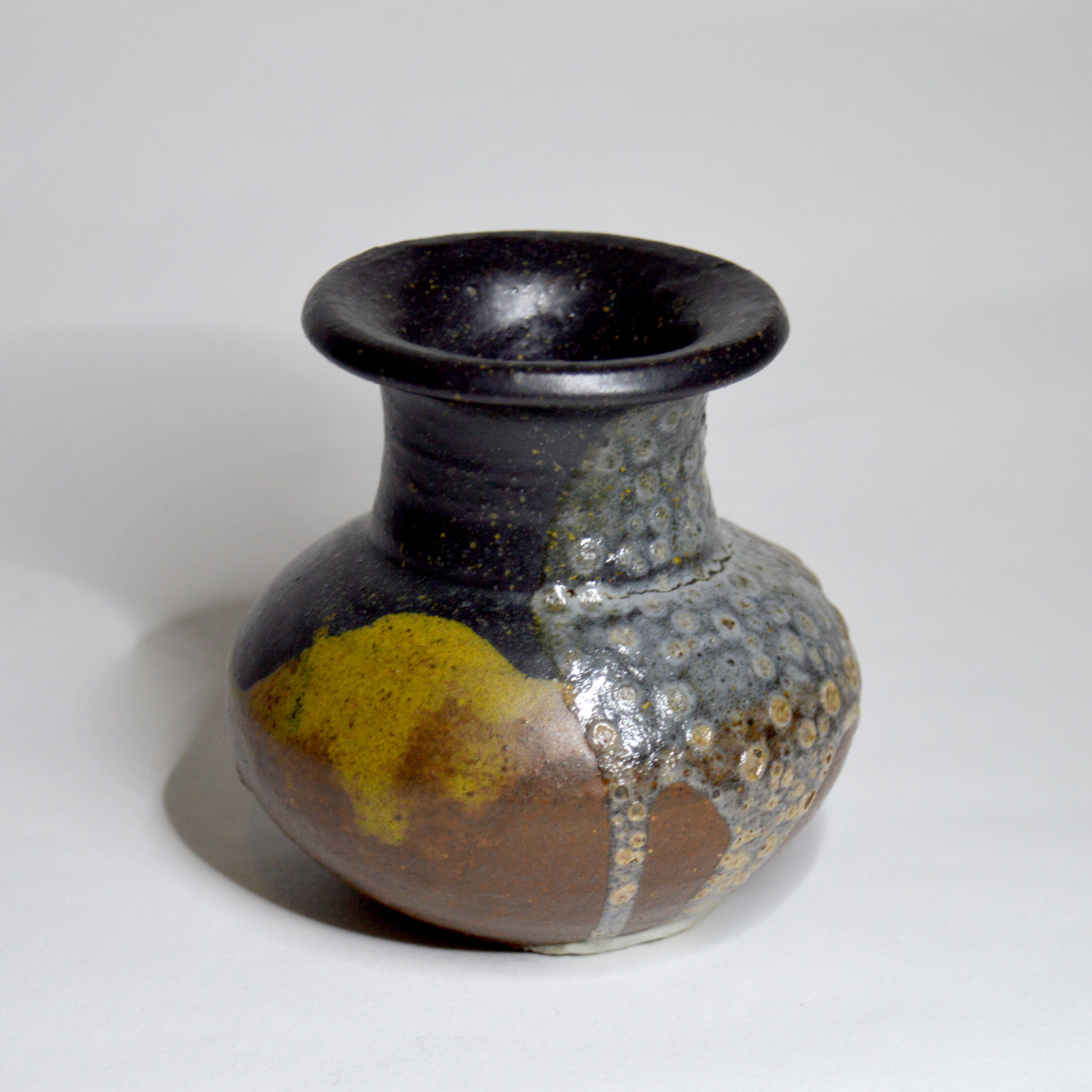 Eugene Lion sandstone vase