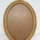 Vintage oval giltwood mirror – Hollywood Regency, Belgium, 1970s