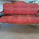 Provencal sofa in wood and fabric