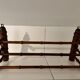 Old wooden towel rack