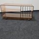 Vintage smoked plexiglas tv/hifi unit