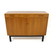 Scandinavian walnut chest of drawers, Sweden, 1960