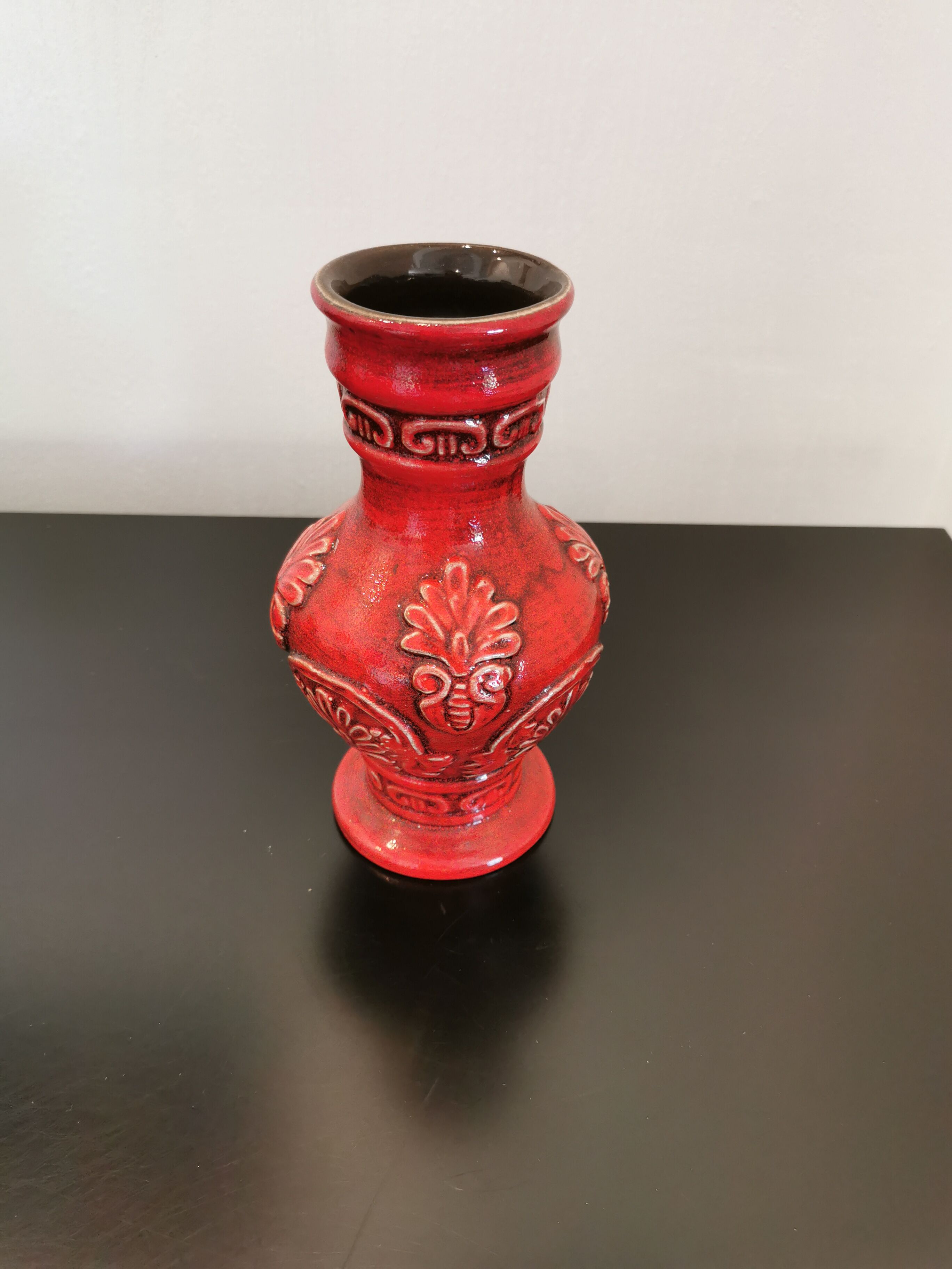 Red West Germany vase
