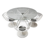 Rudi Verelst pour Novalux - Ensemble de salle à manger, années 1980.