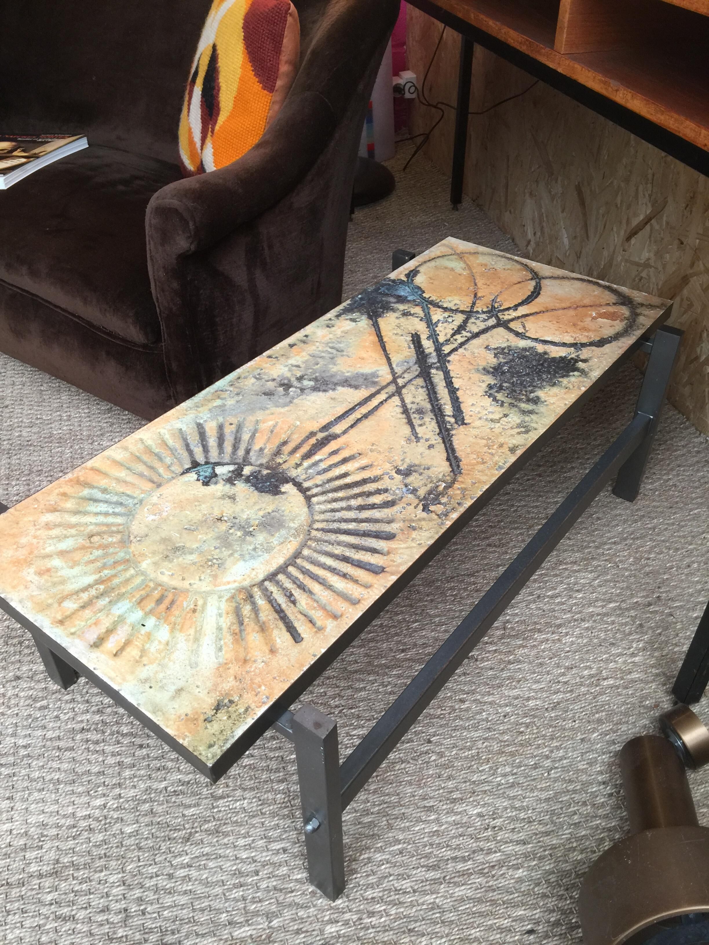 You're beautiful ceramic coffee table