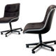 Pair of chairs by Charles Pollock edition Knoll