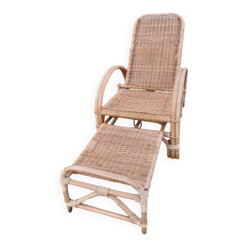 Fauteuil en osier