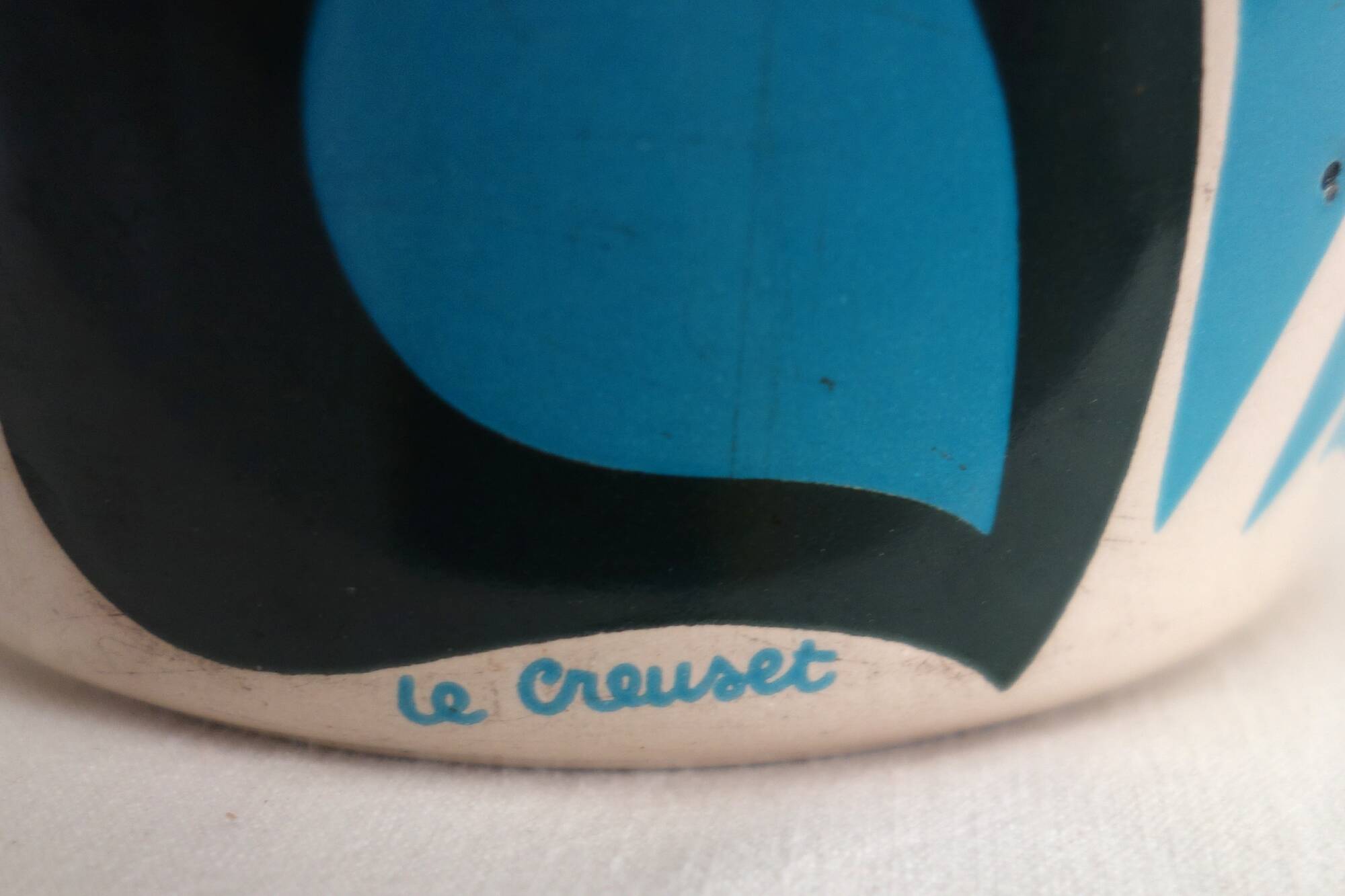 Le Creuset enameled cast iron fondue pot, 1970s