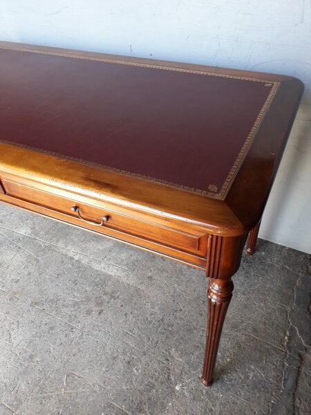 St Louis 16th solid cherry writing desk mid 20th century