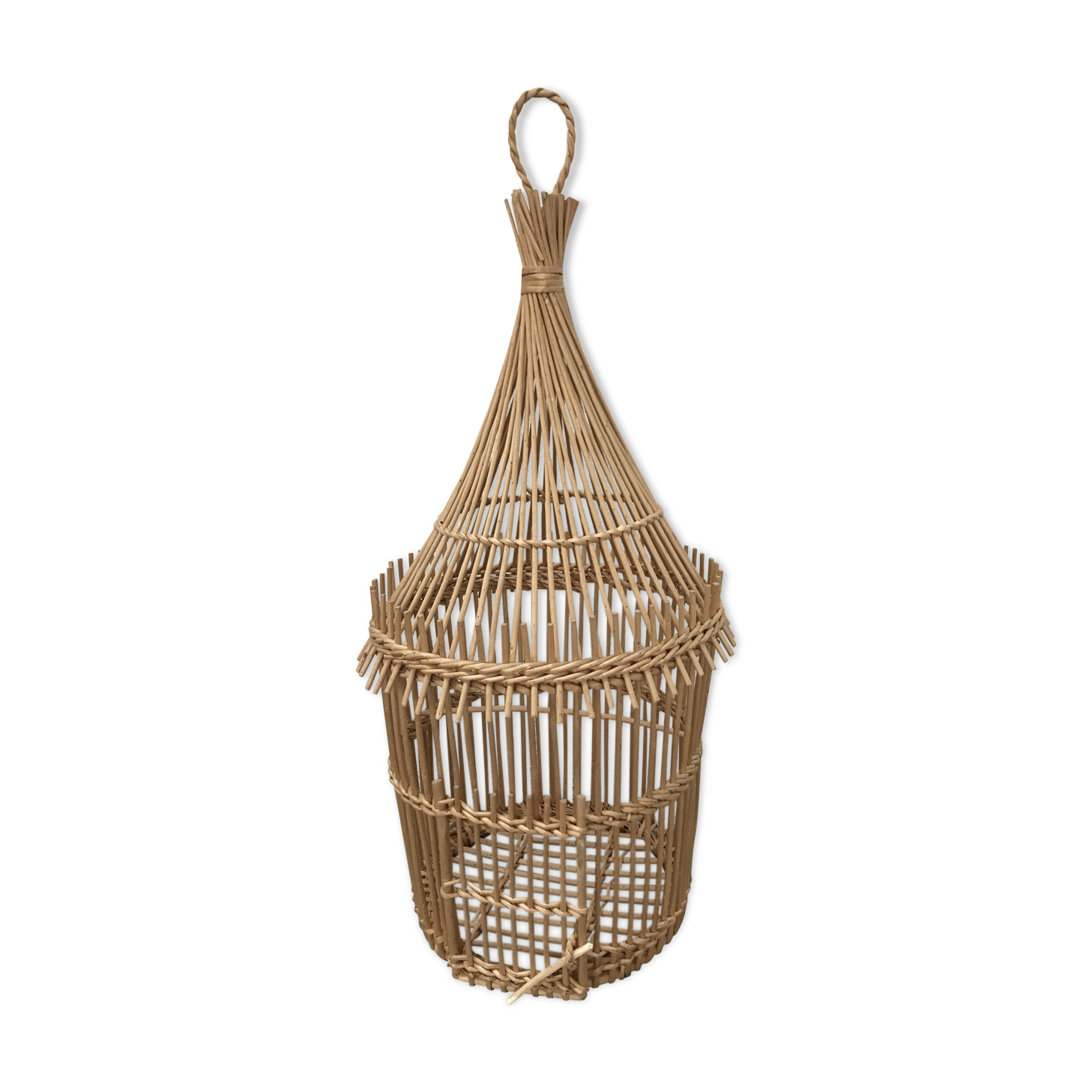 Rattan bird cage