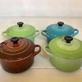 Four mini cocotte ramekins Le Creuset