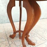 Brutalist table in solid oak