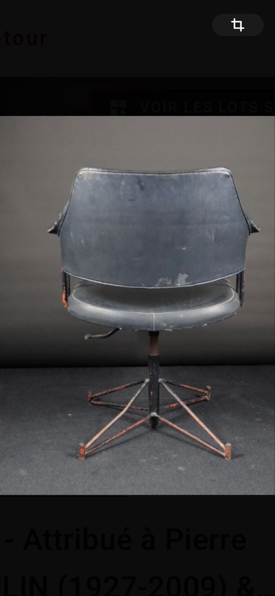 Office chair Pierre Paulin