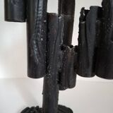 Brutalist chandelier from the 70s