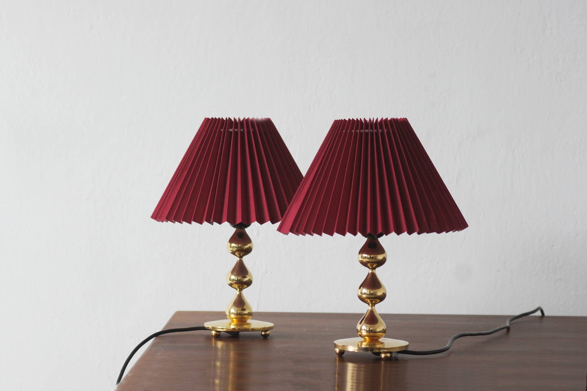 Teardrop Table Lamps by Hugo Asmussen, 1970s, Set of 2