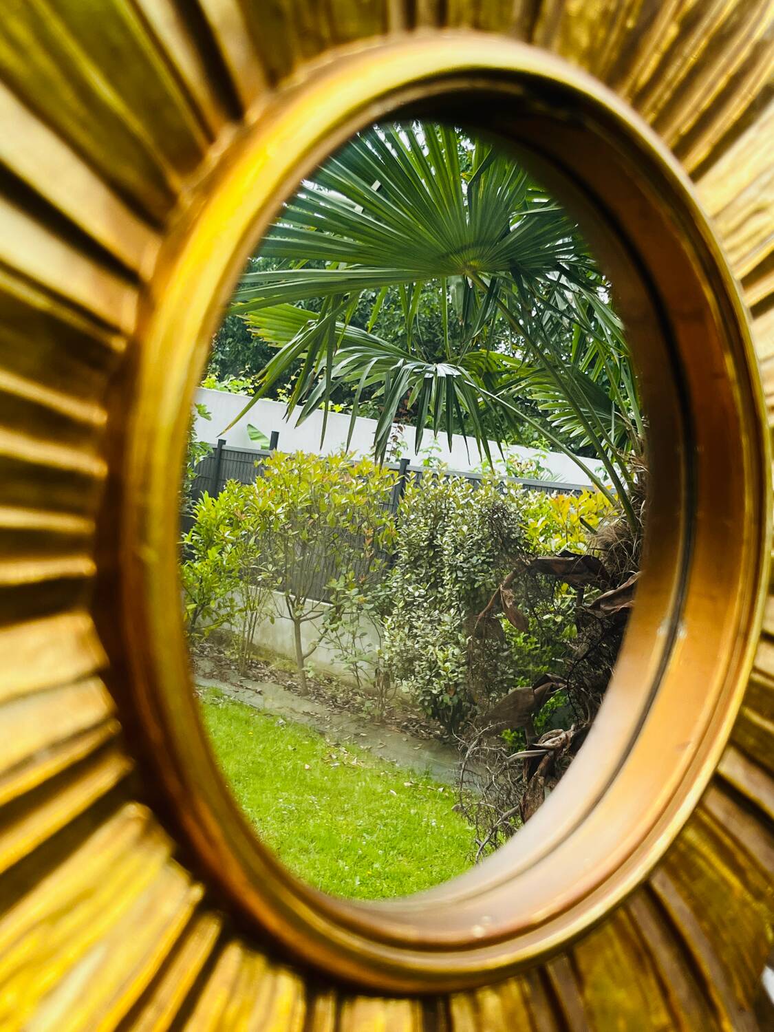 Authentic 1950s sun mirror
