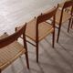 Kai Kristiansen Dining Chairs In Teak And Papercord For KS Mobler, Denmark 1960s, Set Of 6