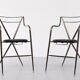 2 chaises pliantes Cendrillon, Hiroyuki Yamakado, 1987