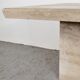 1970s Midcentury Italian Marble Minimalist Geometric Table