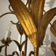 Golden palm leaf lustre 1970s