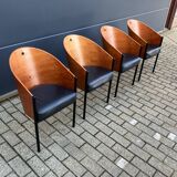 4x originaux chaises Costes Philippe Starck Aleph Driade