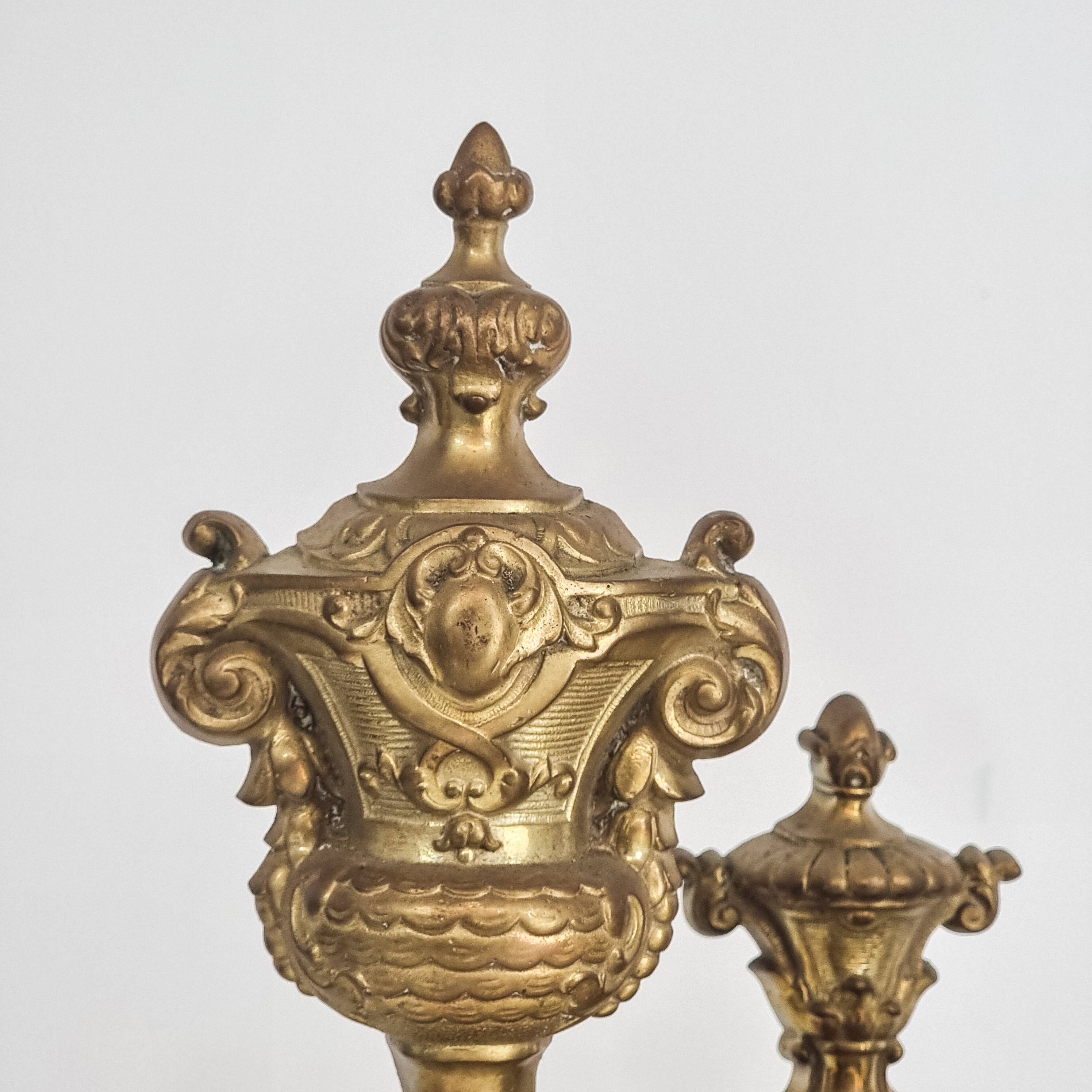 Pair of late 19th andirons